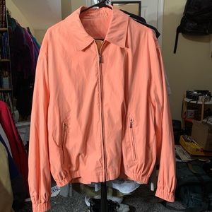 Peach / Coral bomber jacket